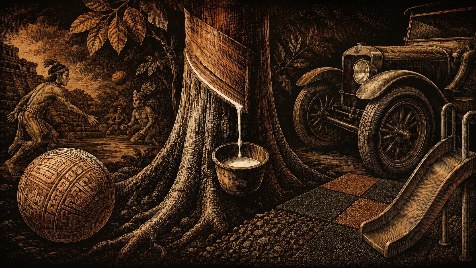 Каучук: слёзы дерева