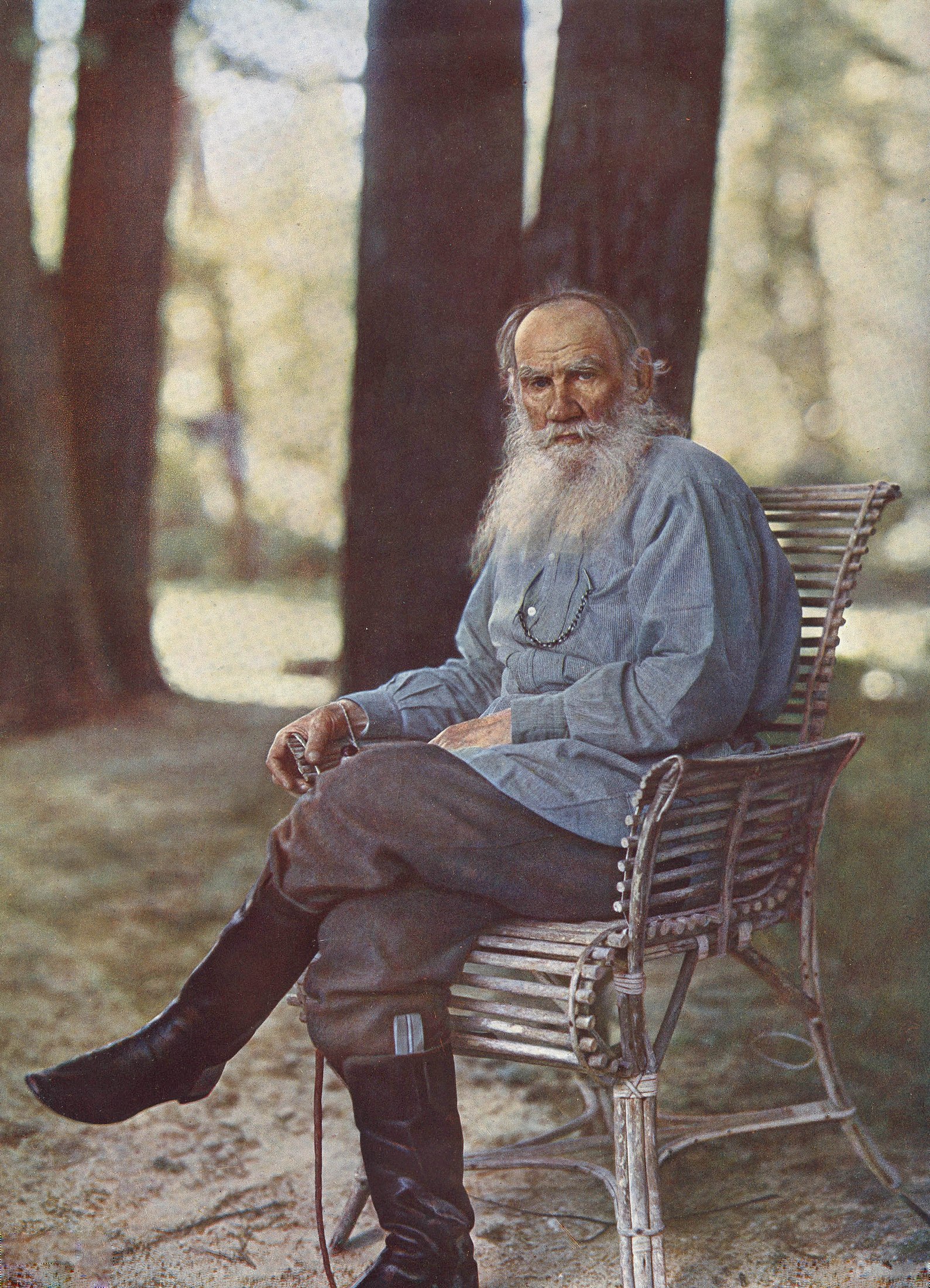 Л. Н. Толстой в Ясной Поляне, 23 мая 1908